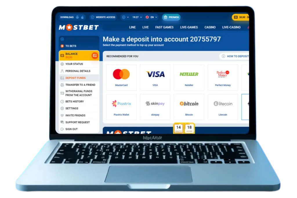 Mostbet Login and Payment Access